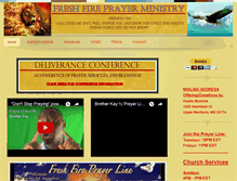 Tablet Screenshot of freshfireprayer.com